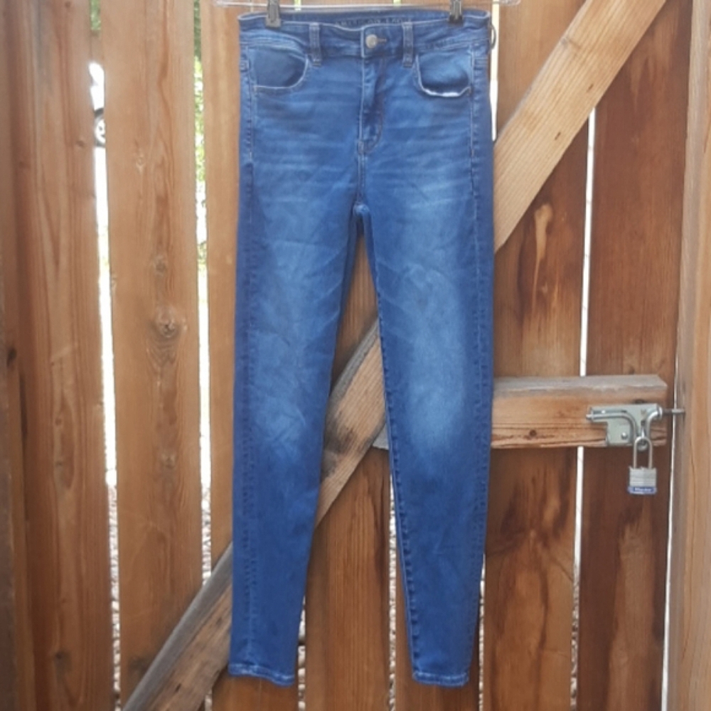 American eagle hi rise jegging skinny jeans sz 6